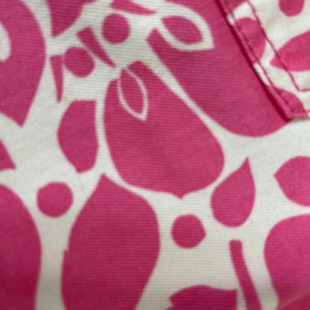 Mini BODEN girls Pink Floral Capri pants Sz 6Y - Picture 4 of 7